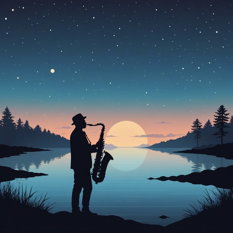 Immerse in a musical journey as the saxophone carries soft, rhythmic beats under a beautifully starlit sky. Designed to calm the mind and evoke a sense of peace, this track perfectly intertwines the charm of swing with the tranquility of a night sky.