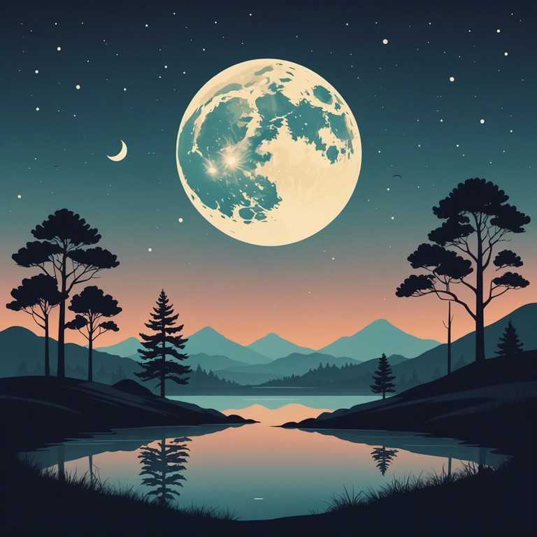 This track captures the essence of a serene midnight experience, where gentle synthetic waves create a landscape of calm and beauty. Reminiscent of a quiet night under a star laden sky, the music is perfect for reflection and relaxation.