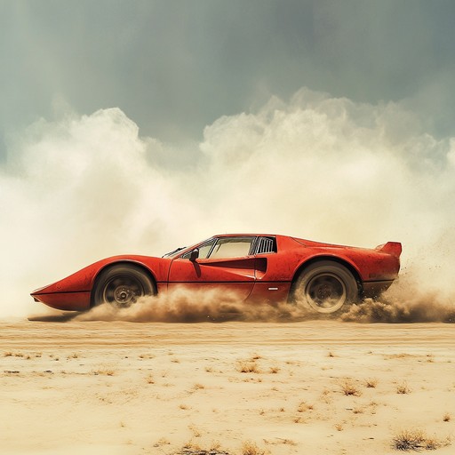 Imagine taking a high speed road trip through the hot desert while pulsating electric guitar riffs blast from the speakers. This energetic track combines grunge influences and rhythmic beats to evoke an unstoppable sense of adventure and drive. Perfect for getting pumped or fueling a high octane scene in a film or game.