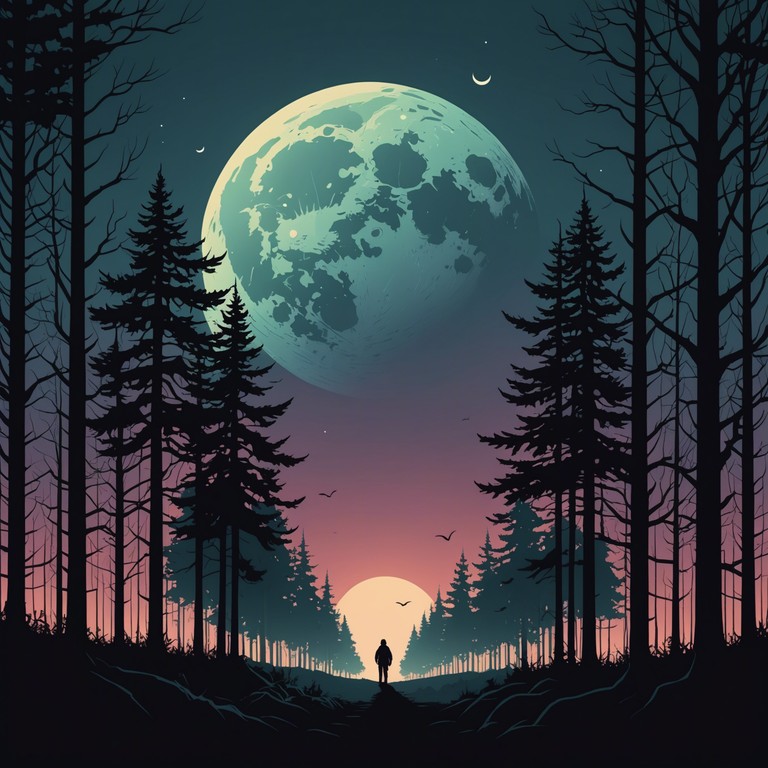 Echoes from the forest draws on the deep connection between human emotion and the wilderness. The track serves as a sonic exploration that delves into the intense emotions associated with being in deep, untouched forests. The music builds from a soft, eerie whisper to a vibrant, exhilarating crescendo that mimics the unpredictable nature of the wild.