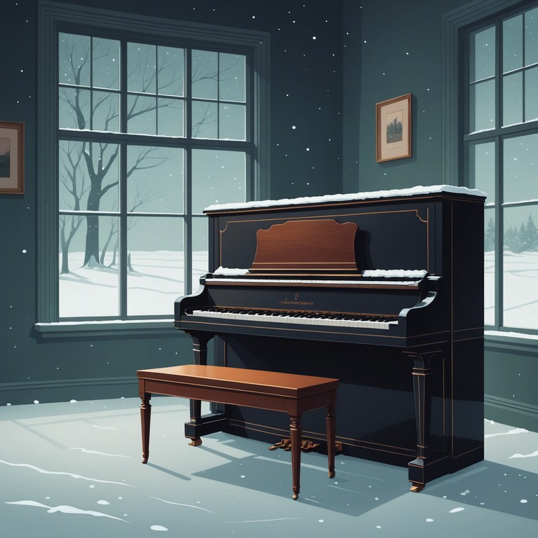 Exploring the depths of winter's emotional landscape, this composition uses the piano’s dynamic range from delicate whispers to bold statements, to paint a vivid picture of the season's dual nature. It aims to connect deeply with the listener through its nuanced portrayal of sadness mingled with optimism.