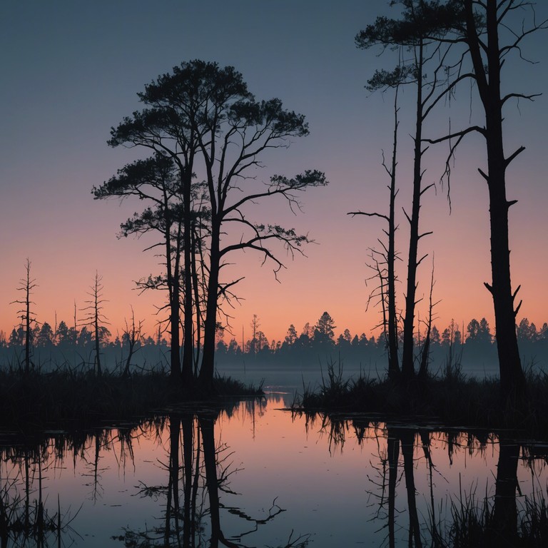 This track features the gritty textures of electric guitar embodying a blend of grunge aggression with the soulful rhythms and emotional depth of delta blues. The sound is meant to evoke the heavy air of a swamp at twilight, dense with both foreboding and beauty.