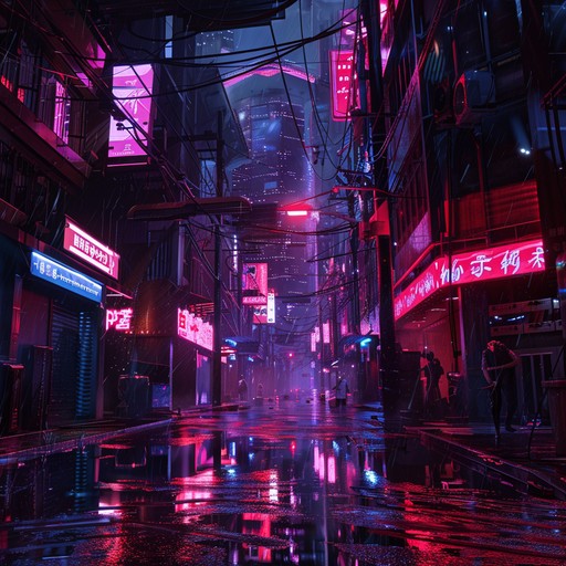 Pulsating basslines, glitchy synths, and frenetic beats transport you to a neon-lit, dystopian nightclub in the heart of neo-tokyo. Immerse yourself in the high-energy atmosphere as you dance the night away amidst holographic projections and cutting-edge technology.