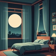 soft tones embody bedroom's quiet solitude.