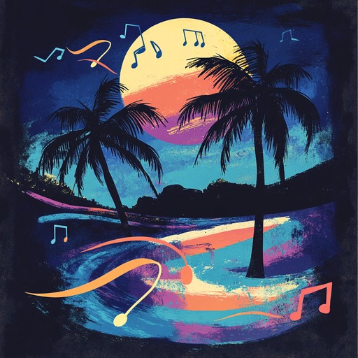 This instrumental track combines the energetic pulse of reggaeton with lush tropical melodies, creating a soundscape that transports listeners to a lively midnight beach party. The groovy basslines and percussive elements blend seamlessly, inviting movement and capturing the essence of a tropical night.