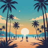 bright, uplifting tune evoking beachside joy