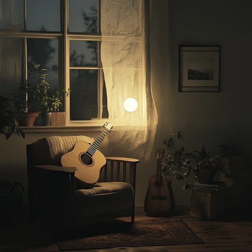 A delicate instrumental jingle that brings a sense of intimate tranquility, perfect for unwinding after a long day. The gentle strumming of an acoustic guitar intertwines with subtle background sounds, creating a soothing ambiance that envelops the listener in warmth and peace.