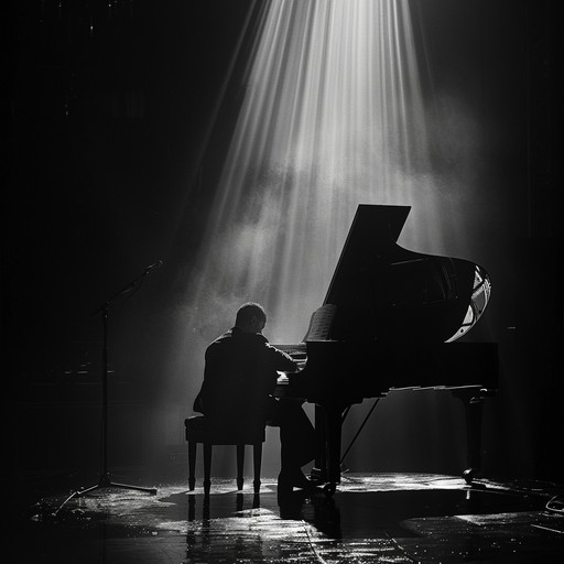 Imagine a dimly-lit upscale bar, with the sound of clinking glasses and subdued chatter, where a smooth jazz ensemble sets a sophisticated yet slightly tipsy mood with a rich blend of lush harmonies and spontaneous solos, inviting the listener to unwind and enjoy the ambience with a touch of class and a swaying rhythm