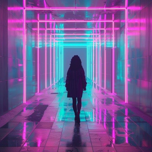 Imagine cruising through a neon-lit metropolis in a sleek, futuristic car. The city pulses with energy as the bassline throbs and the synths shimmer, creating an atmosphere of excitement and danger. The track builds with layers of electronic textures, evoking the feeling of exploring a sprawling, high-tech urban landscape after dark.