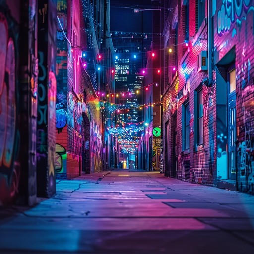 Experience the rush of a city alive at night with a furious grime track, bursting with dynamic intensity. From pulsating synths to powerful beats, this composition mirrors the vibrant, electrifying urban nocturnal scene.