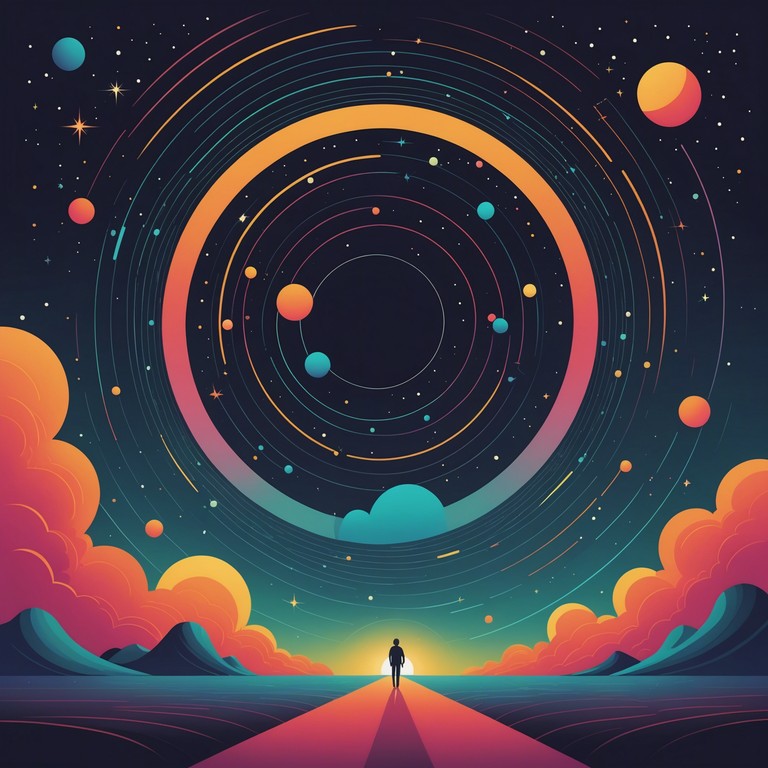 An exploration of sound that behaves like an auditory hallucination, leading the listener on an evolving, expansive cosmic trip, underpinned by deep trance rhythms and subtle melodic expressions.
