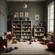 haunting melody, children's instruments, slightly dark