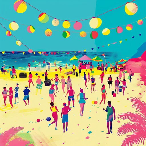 An electrifying fusion of vibrant tropical rhythms and groovy funk beats, creating an energetic and uplifting summer anthem. With catchy melodies and infectious grooves, this track transports listeners to a sun drenched paradise, sparking joy and danceability. Perfect for outdoor parties or a feel good mood.