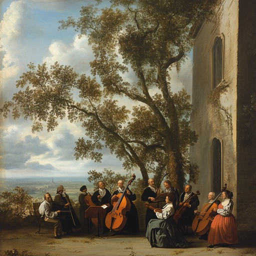 Awaken to a burst of vivacity with this energizing baroque track. The harpsichord leads with a dynamic melody supported by lively violins and robust orchestral backing. The composition's swift tempo and intricate patterns encapsulate the exhilaration of a dawning day, infusing the listener with enthusiasm and positivity.