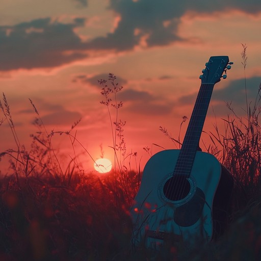 This instrumental piece paints serene twilight with gentle guitar plucking and ambient synths. It evokes a tranquil, introspective mood ideal for personal reflection and emotional calm.