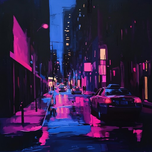 An instrumental hip hop piece featuring sensual saxophone over smooth beats, creating a sultry late night urban atmosphere. It captures intimacy and mystery, with lush harmonies and a laid back groove inviting listeners into shadowed streets and whispering alleys.