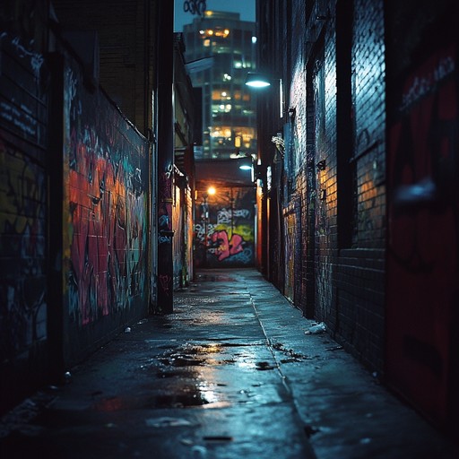 An intense, raw grime track capturing the harsh urban environment. The pounding beats, deep bass, and razor sharp synths create a menacing atmosphere. Perfect for late night city scenes or pulsating action sequences