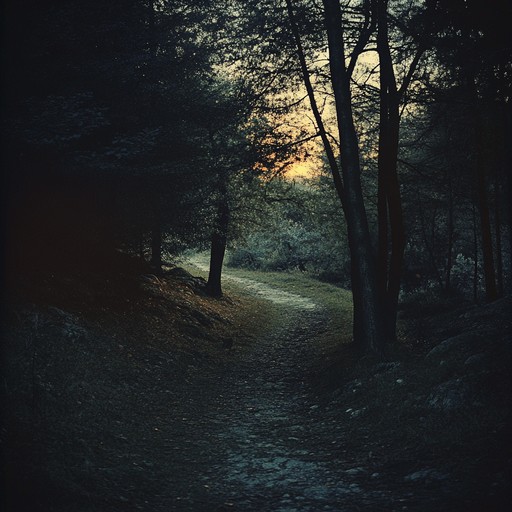 This track offers a gentle yet eerie journey into dark folk, with acoustic guitar strings lightly plucked to create a haunting melody. Perfect for introspective moments or storytelling, envision wandering through a shadowed forest at twilight, guided by the whispers of bygone eras. The atmospheric music layers add a sense of ancient mystery, making it ideal for reflective and pensive moods.