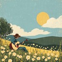 light hearted troubadour tune for carefree summer days