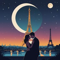 romantic thriller emerges under moonlit paris