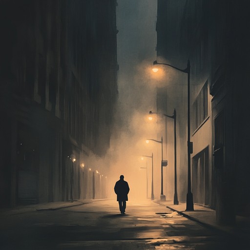 A haunting instrumental phonk track blending eerie melodies with heavy basslines, evoking solitary walks through empty urban landscapes at night.