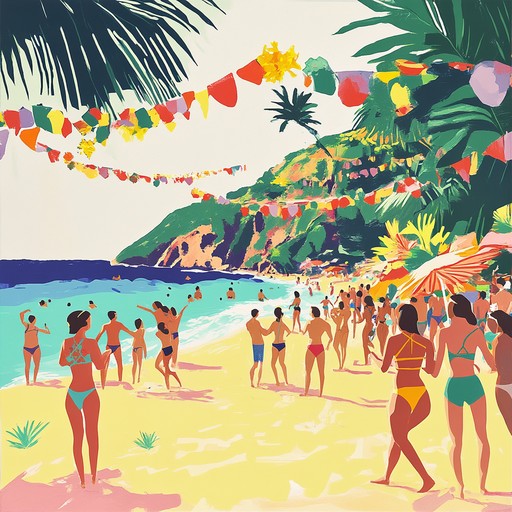 A lively dancepop creation with bright synthesizers, celebrating the energy of summer beach parties and joyful moments under the sun. The track sets a euphoric atmosphere designed to make listeners feel alive and inspired.