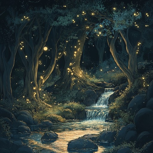 This piece takes you on a celestial journey through an enchanted forest, with sweeping orchestral arrangements that evoke mystical visions of ancient trees, sparkling streams, and elven whispers. The symphony builds layers of serene melodies and haunting harmonies, creating an immersive soundscape that transports the listener into a world of fantasy and wonder.