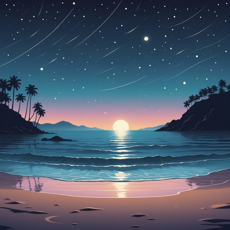 Similar to a soft whisper, this alternative version maintains a gentle embrace through minimalist melody played on an electric piano, reflecting the tranquility one feels when near the expansive ocean at night.