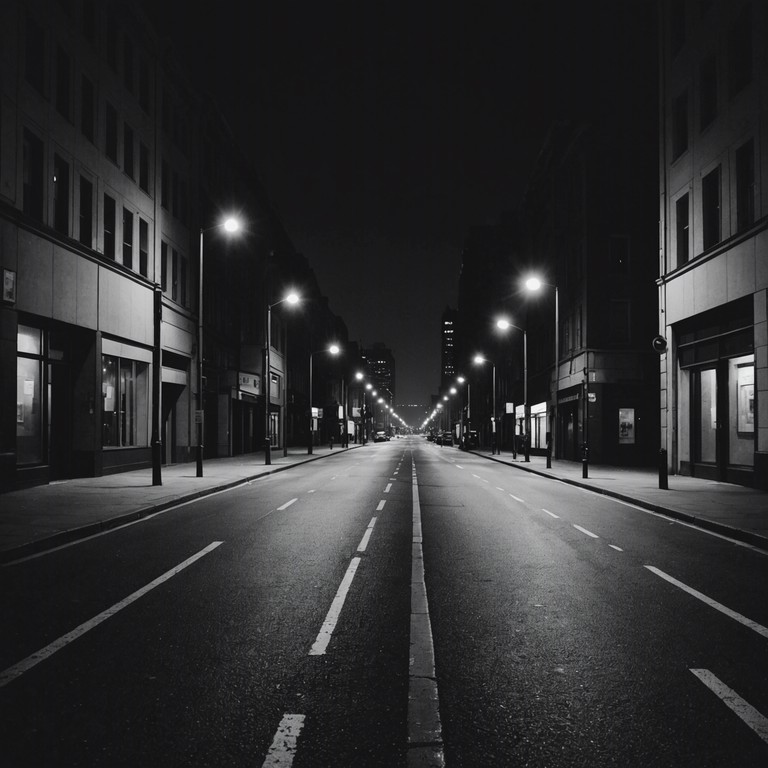 This track features a haunting mix of echoing piano notes that reverberate across a soundscape filled with the distant murmurs and restless whispers of a city during the late hours. Gentle yet persistent, the melody intertwines with the ambient noises of the urban environment, capturing the essence of solitude in a bustling cityscape.