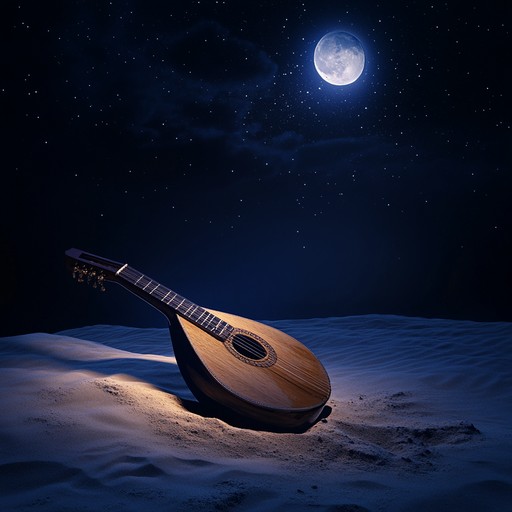 This composition combines the gentle sounds of the oud with ambient textures to reflect the calm and mystery of middle eastern deserts at night