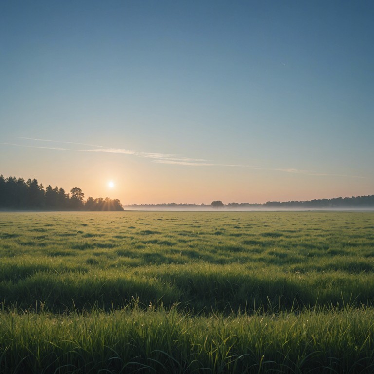 Transport yourself to a spirited horseback ride at dawn with this vibrant banjo led tune, where every note brings the countryside to life, making your spirit soar as high as the sun.