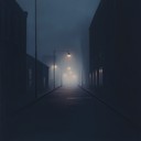 an eerie lofi melody echoing through deserted city streets