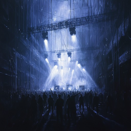 Merging the gritty essence of industrial factories with nighttime rave culture, this track uses relentless techno rhythms and dark atmospheric sounds to transport the listener to an underground event where strobe lights match the steel like beats. The sound is raw and embodies the spirit of a hard working city at night, overlaid with futuristic, cybernetic noises that hint at a dystopian narrative. This is techno at its most immersive, designed to overwhelm the senses and keep bodies moving frenetically through the night.