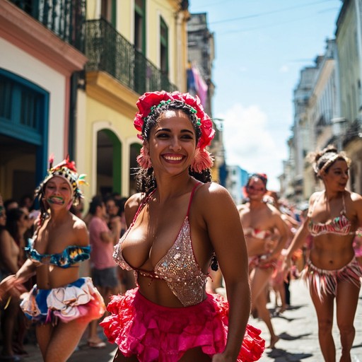 Experience the exhilaration of a brazilian carnival through this joyful samba track. Vibrant marimba melodies and traditional samba percussion create an infectious rhythm that will make you want to dance. Let the music transport you to the heart of rio's celebrations.