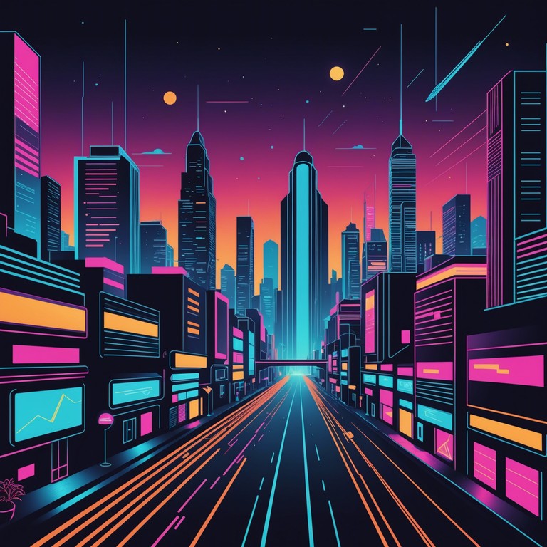 This track is like a sonic journey through a neon drenched metropolis, where the thumping beats echo the heartbeat of the city, delivering a powerful auditory experience that reflects the dynamic life of the urban landscape.