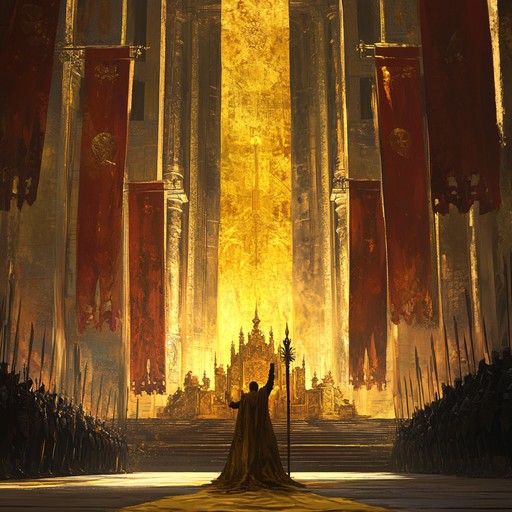 Experience an epic orchestral journey through the majestic, heroic, and triumphant world of an emperor's return. Sweeping strings, powerful brass, and resonant percussion paint a vivid picture of regal glory and valiant victory.