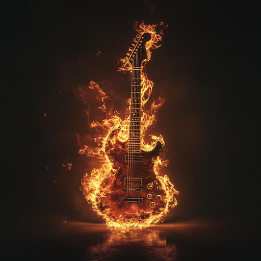 An energetic instrumental hard rock track featuring roaring guitar solos, thunderous drum beats, and pulsating bass lines. It takes listeners on an electrifying journey filled with intensity and raw power.