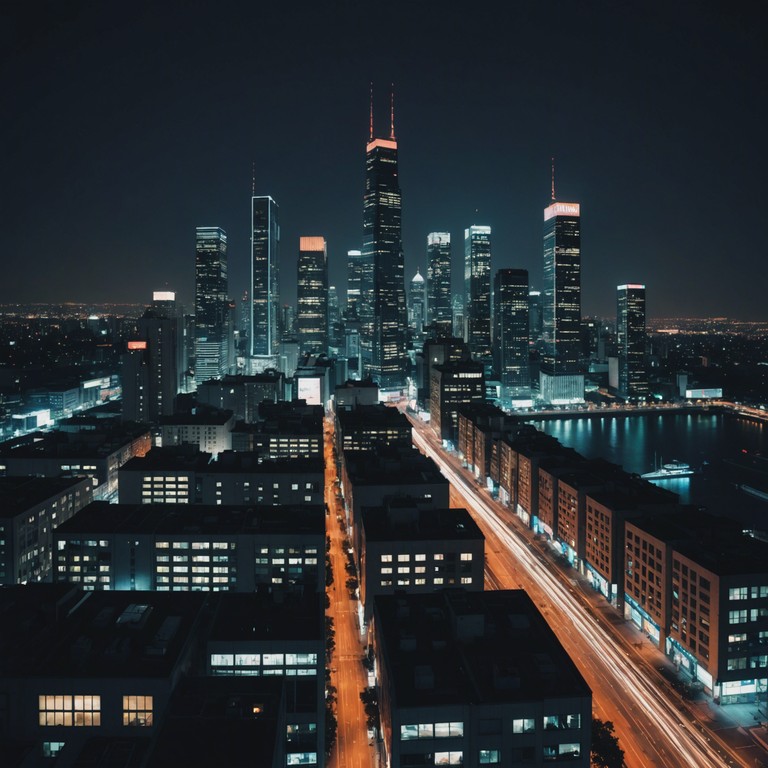 This track encapsulates the pulse of the city at night, blending aggressive grime beats with deep, soulful melodies that reflect the urban experience. The contrast of sharp electronic stabs with lush synthesizer layers creates a dynamic urban atmosphere