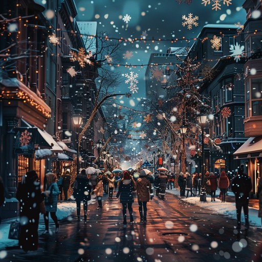 A thrilling instrumental track that captures the essence of winter holidays through spirited rhythms and joyful harmonies, perfectly blending modern vibes with traditional festive sounds.