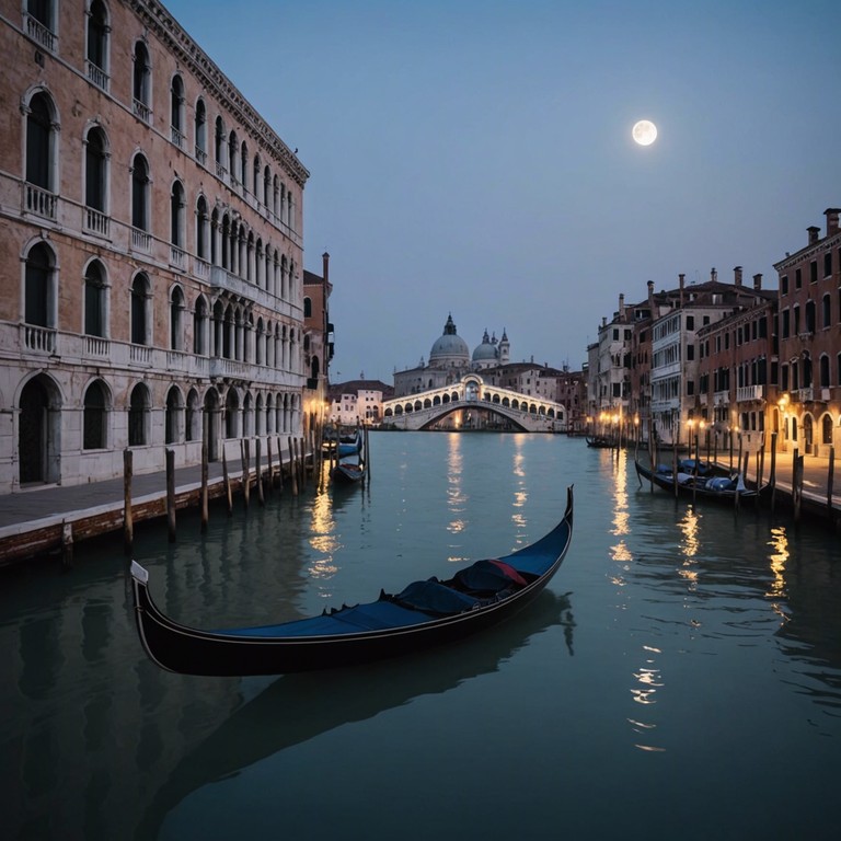 In the dead of night, under a muted moon, the cold, eerie echoes of a distant accordion play through the crumbling walls of venice. This piece captures the juxtaposition of beauty and decay, the tranquility of quiet canals mixed with the haunted whispers of an ancient city.