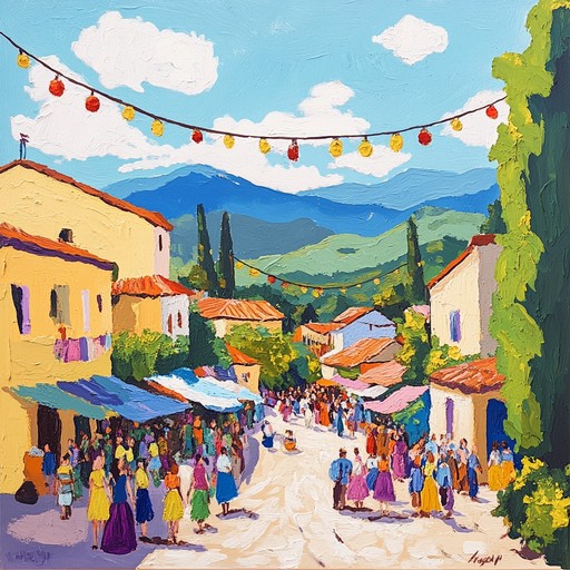 An evocative piece of instrumental chalga that immerses the listener in the rich and colorful atmosphere of a traditional balkan village. Nostalgic melodies intertwine with dynamic rhythms, invoking memories of community celebrations, heartfelt reunions, and the timeless beauty of rural life.