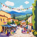 reflects on traditional balkan villager's vibrant, heartwarming lifestyle.