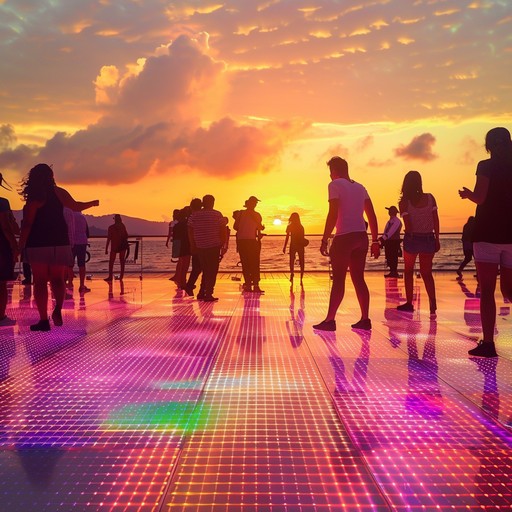 An energetic and sunny instrumental dance pop track designed to lift spirits and get listeners moving. The song features vibrant synth melodies, driving basslines, and buoyant percussion, perfect for any joyous occasion. The mix of uplifting rhythms and catchy hooks creates an irresistible urge to dance and celebrate. Ideal for sunny beach parties, summer festivals, and feel good moments.