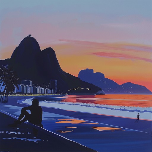 Channel the lively spirit of rio de janeiro with this jazz-infused samba composition that exudes sunlit joy and festive energy. Evoking images of beach sunsets and carnival revelry, the song starts with a gentle, swaying rhythm that gradually builds to include rhythmic percussion beats and intricate melodic lines. The overall atmosphere is warm and inviting yet intricately layered, perfect for a festive gathering or an introspective moment alike.