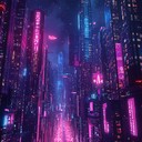 rhythms and tension of dystopian neon lit futurescapes