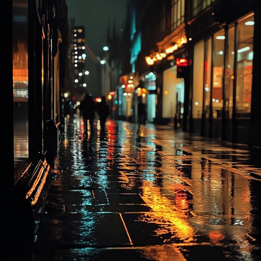 A slow, melancholic rhythm with a blend of bittersweet melodies, capturing the somber essence of a love lost amidst the bustling streets of london. The beats are steady, intertwined with soulful motifs that evoke a deep sense of nostalgia and longing