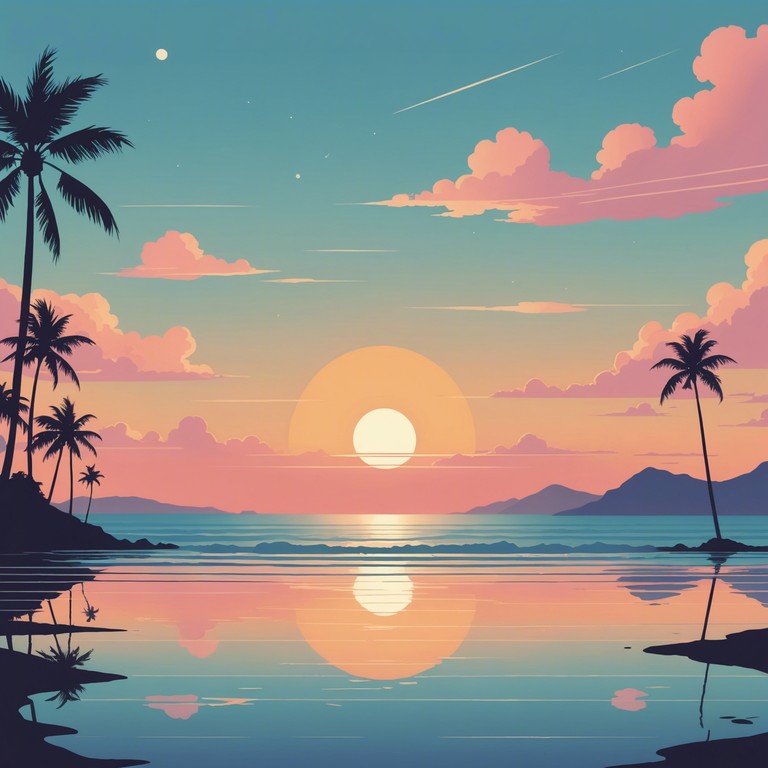 This calming melody combines traditional caribbean rhythms with a serene soundscape, creating an ambiance of complete tranquility and escape from the hectic world. Ideal for meditation or background music in a spa.