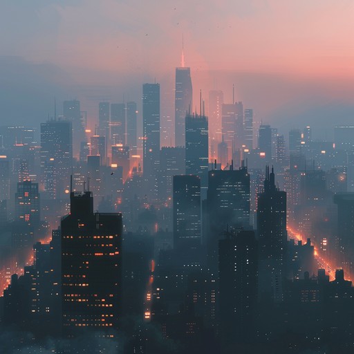 A serene soundtrack for a glowing neon metropolis, where gentle guitar melodies and ambient synth pads create a peaceful, futuristic atmosphere. Perfect for unwinding and losing yourself in vivid, dreamlike soundscapes.