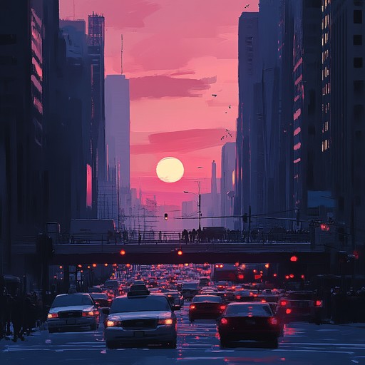 Experience the vibrant energy of an urban twilight through an instrumental rock piece that flawlessly blends unconventional rhythms with playful melodic lines. This track evokes feelings of freedom, joy, and spontaneity as the city transitions from day to night