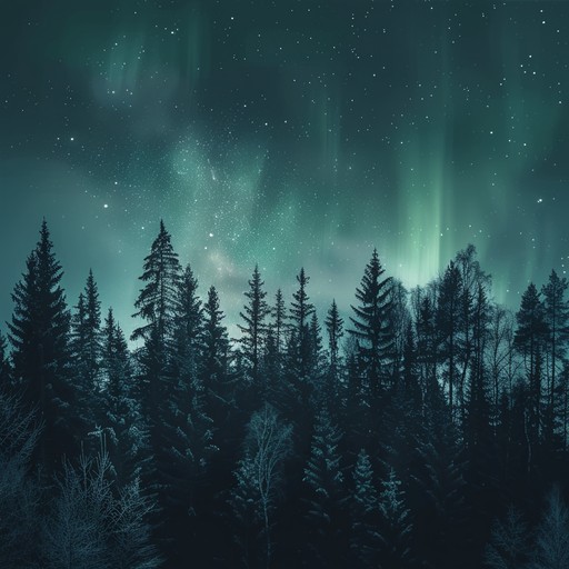 An instrumental piece showcasing finland's mystical beauty; epic melodies infused with traditional suomipop and modern electronic layers to create a majestic and enchanting experience